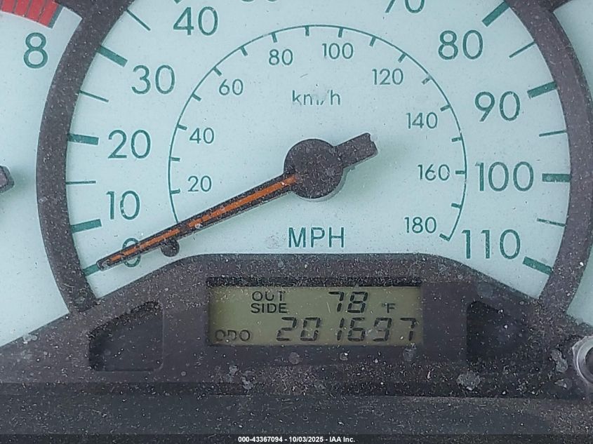 2003 Toyota Corolla Le VIN: JTDBR32E830048276 Lot: 43367094