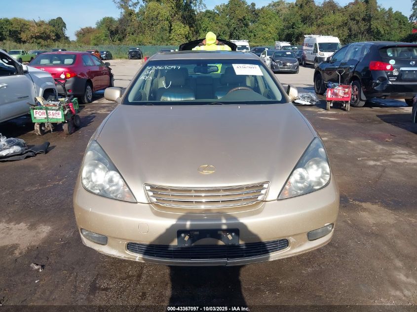 2002 Lexus Es 300 VIN: JTHBF30G220031516 Lot: 43367097