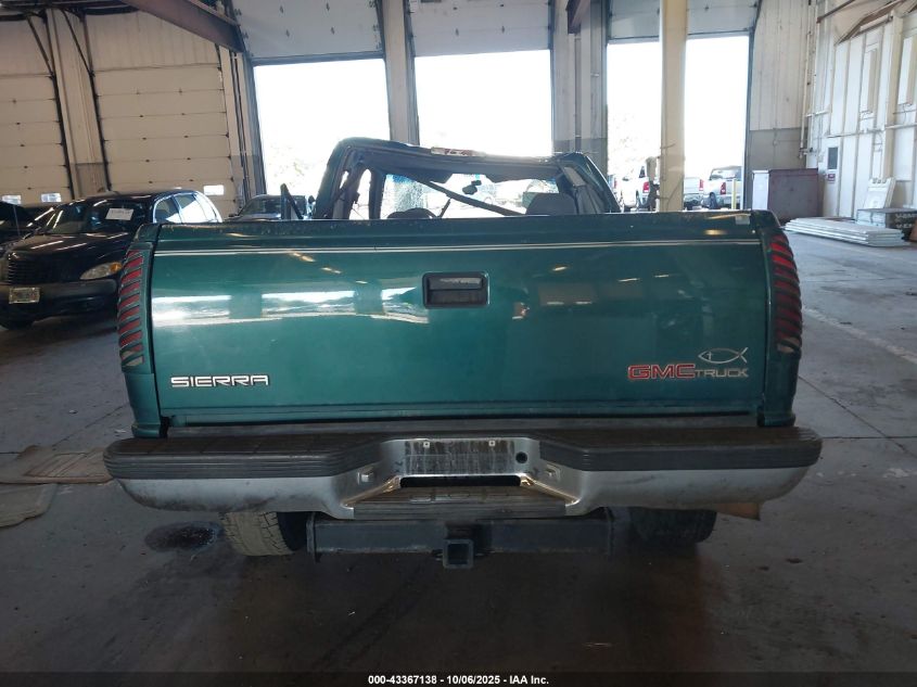 1997 GMC Sierra 1500 Sl Wideside VIN: 2GTEK19R8V1501432 Lot: 43367138