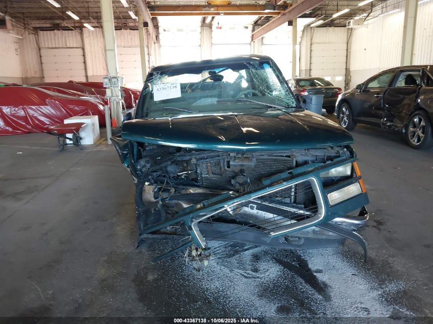 1997 GMC Sierra 1500 Sl Wideside VIN: 2GTEK19R8V1501432 Lot: 43367138