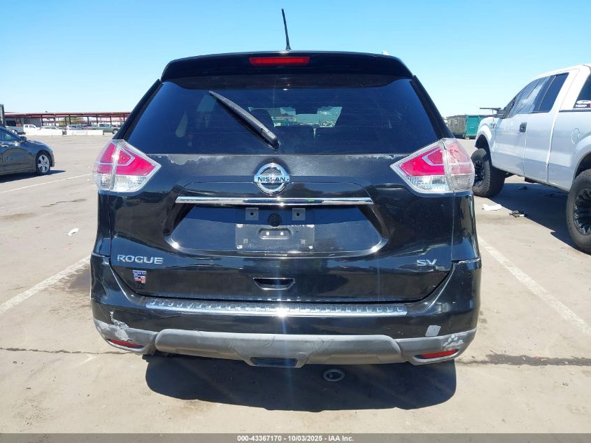 2016 Nissan Rogue Sv VIN: KNMAT2MT6GP697218 Lot: 43367170