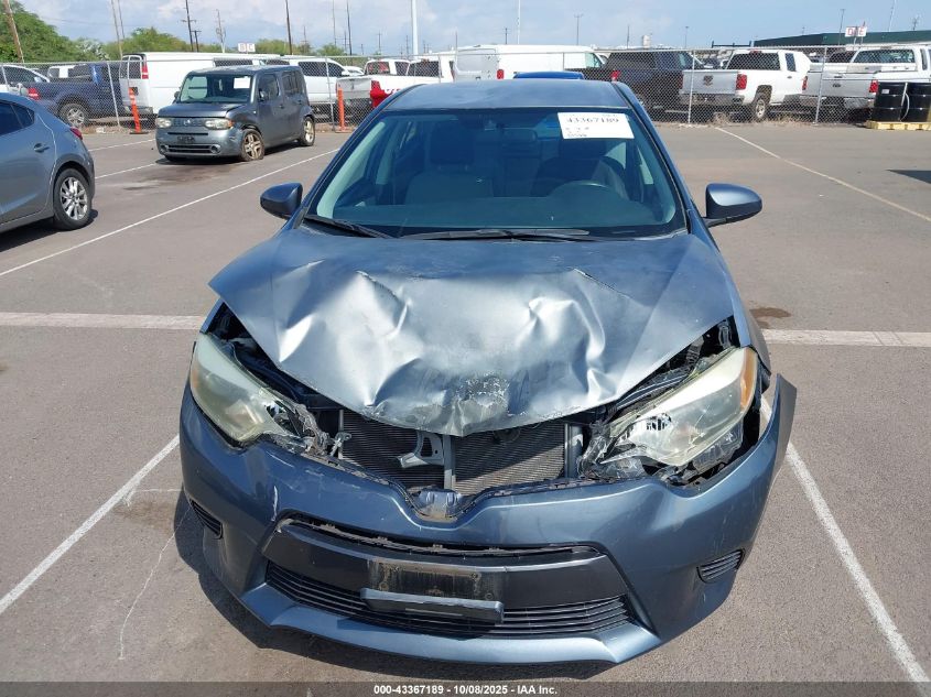 2015 Toyota Corolla Le/Le Plus/Le Premium VIN: 5YFBURHE4FP199098 Lot: 43367189