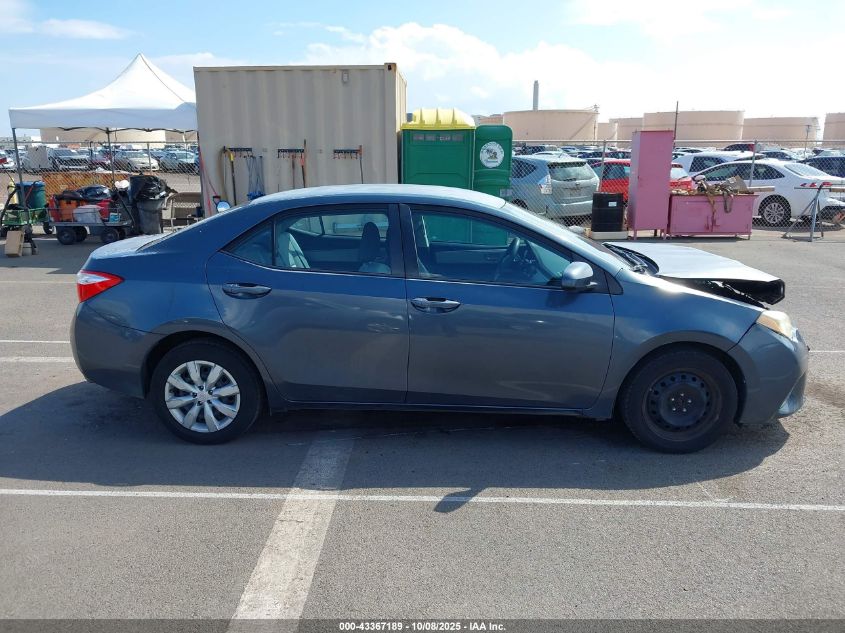 2015 Toyota Corolla Le/Le Plus/Le Premium VIN: 5YFBURHE4FP199098 Lot: 43367189