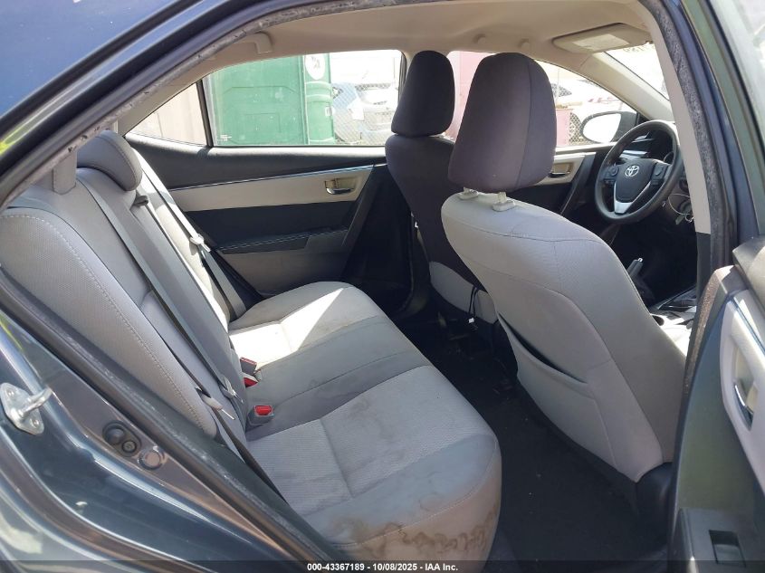 2015 Toyota Corolla Le/Le Plus/Le Premium VIN: 5YFBURHE4FP199098 Lot: 43367189