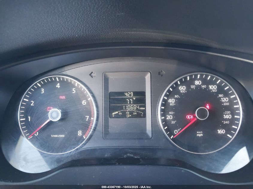 2014 Volkswagen Jetta 1.8T Se VIN: 3VWB17AJ7EM415100 Lot: 43367190