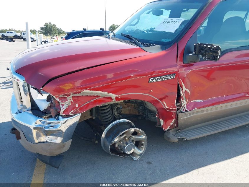 2000 Ford Excursion Limited VIN: 1FMNU42S1YEB54226 Lot: 43367227