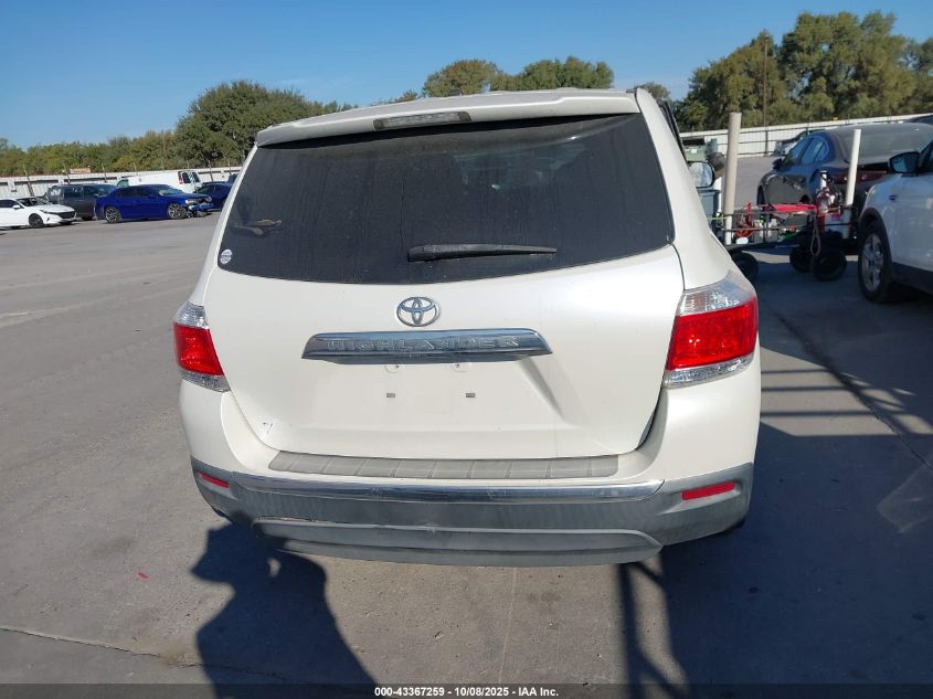 2012 Toyota Highlander VIN: 5TDZA3EH1CS021574 Lot: 43367259