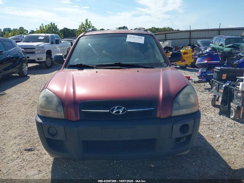2007 Hyundai Tucson Gls VIN: KM8JM12B67U583900 Lot: 43367268