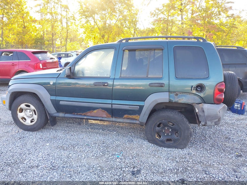 2005 Jeep Liberty Sport VIN: 1J4GL48K25W520492 Lot: 43367281
