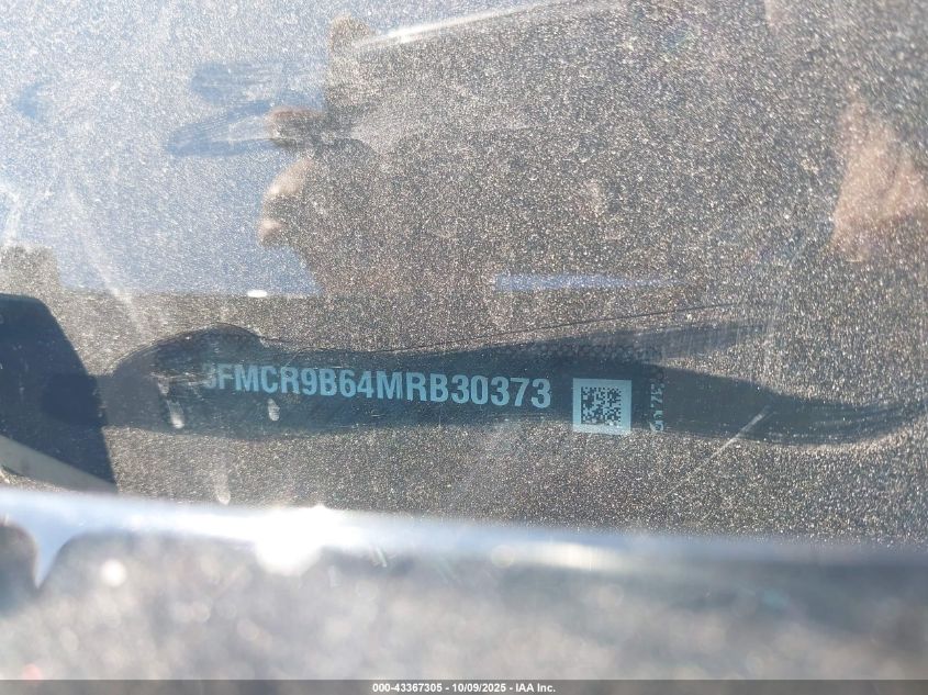 2021 Ford Bronco Sport Big Bend VIN: 3FMCR9B64MRB30373 Lot: 43367305