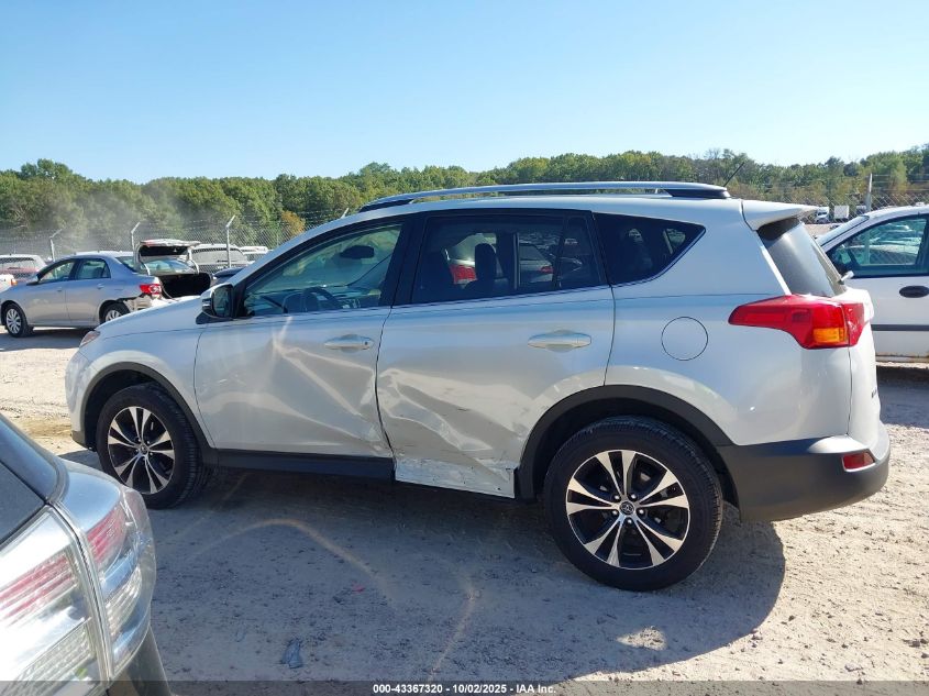 2015 Toyota Rav4 Limited VIN: JTMDFREV0FD128197 Lot: 43367320