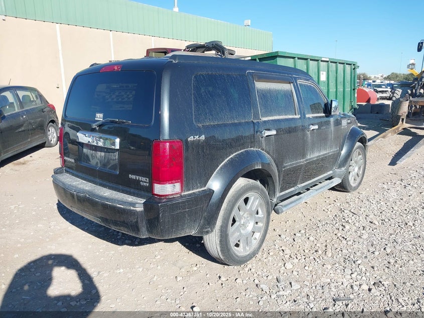 Vin: 1d4pu5gk7aw121679, lot: 43862085, dodge nitro sxt 20104