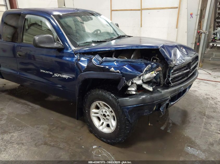 2001 Dodge Dakota Slt/Sport VIN: 1B7GG22N31S223895 Lot: 43367373