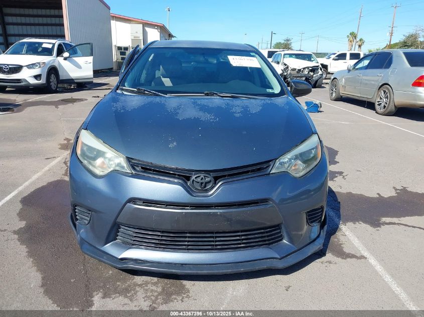 2016 Toyota Corolla Le VIN: 5YFBURHEXGP437375 Lot: 43367396