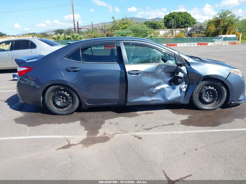 2016 Toyota Corolla Le VIN: 5YFBURHEXGP437375 Lot: 43367396