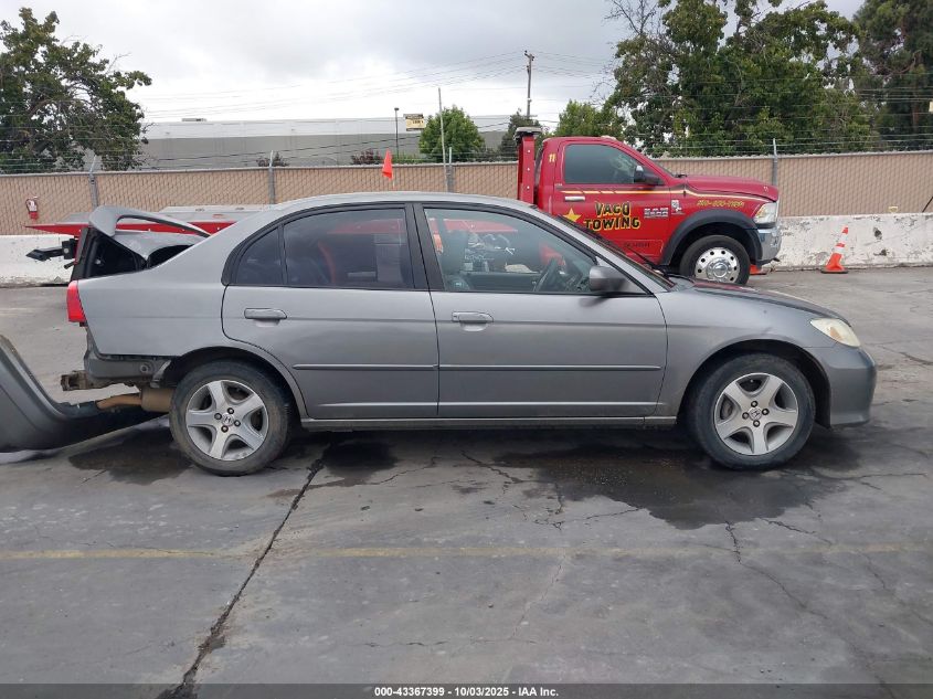 2004 Honda Civic Ex VIN: 2HGES26744H510449 Lot: 43367399