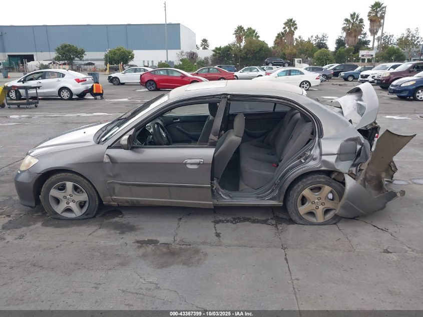 2004 Honda Civic Ex VIN: 2HGES26744H510449 Lot: 43367399