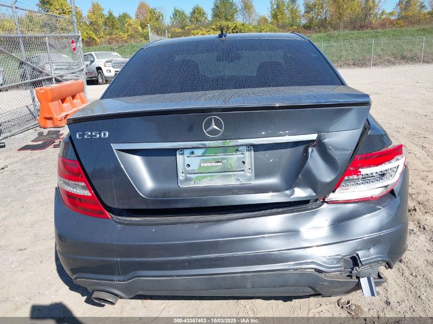 2014 Mercedes-Benz C 250 Luxury/Sport VIN: WDDGF4HB2EG230394 Lot: 43367403