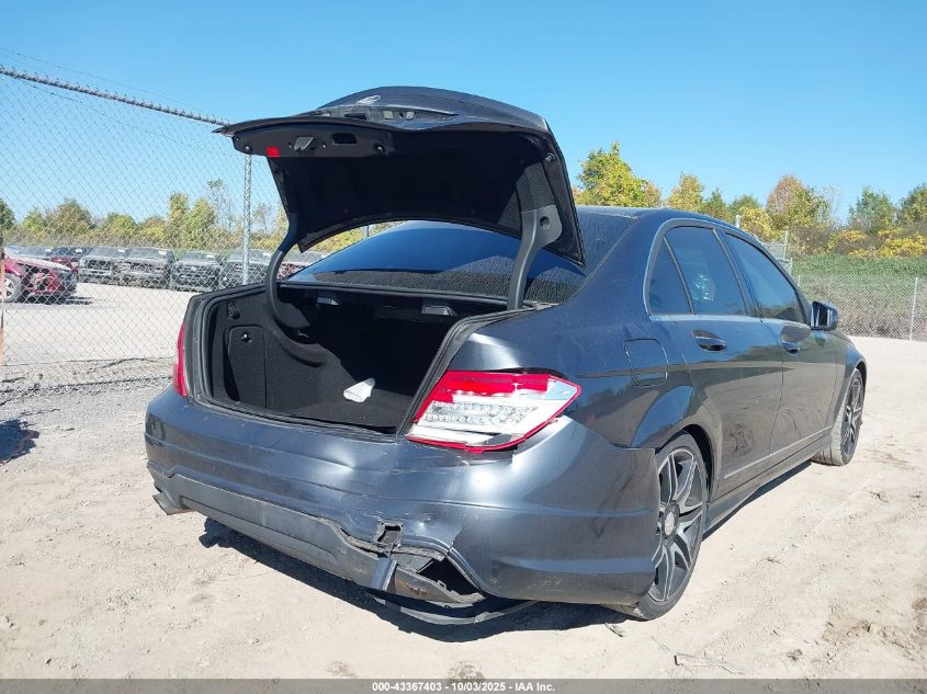 2014 Mercedes-Benz C 250 Luxury/Sport VIN: WDDGF4HB2EG230394 Lot: 43367403