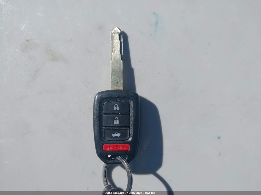 2016 Honda Civic Lx VIN: 19XFC2F51GE086601 Lot: 43367405