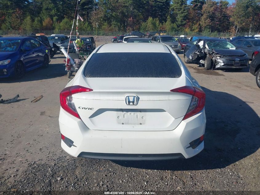 2016 Honda Civic Lx VIN: 19XFC2F51GE086601 Lot: 43367405