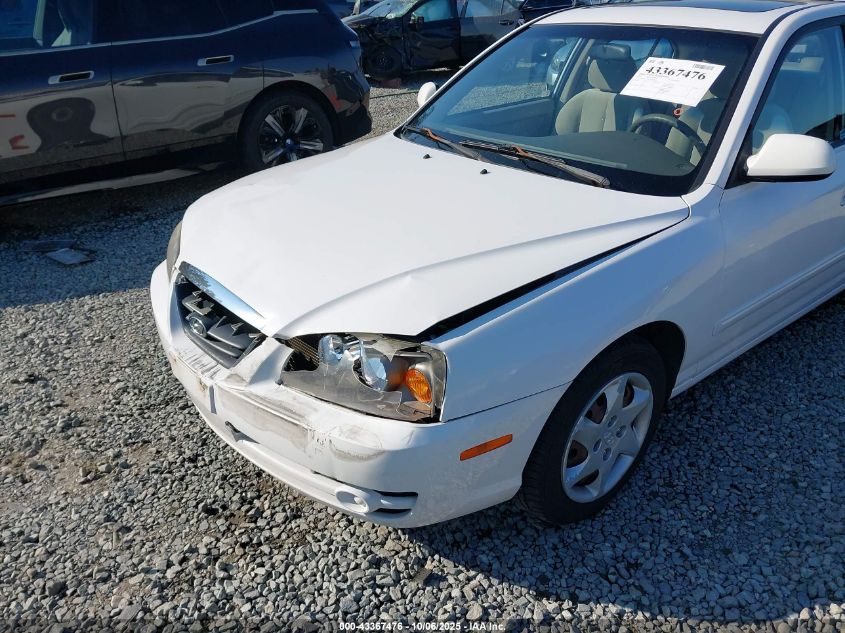 2005 Hyundai Elantra Gls/Gt VIN: KMHDN46DX5U026363 Lot: 43367476