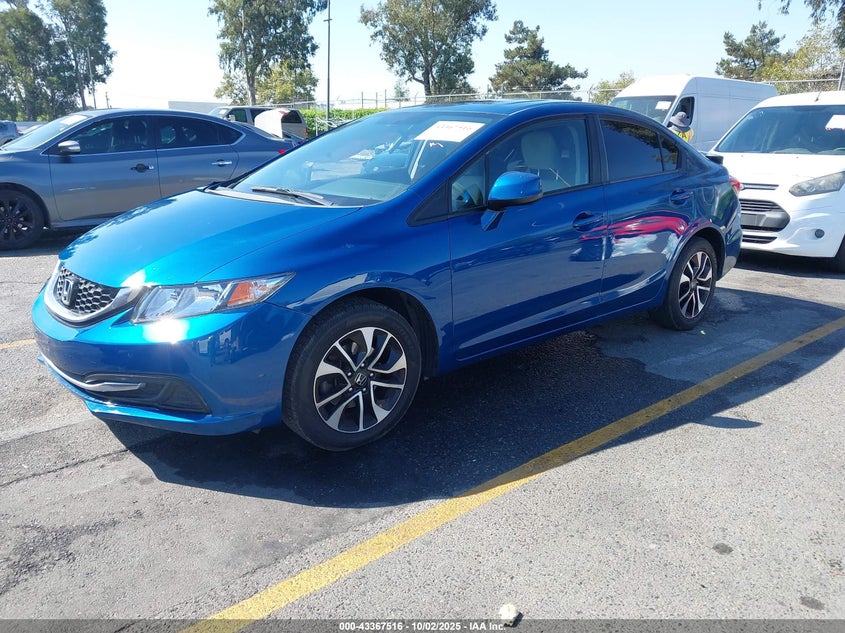2013 HONDA CIVIC EX - 2HGFB2F84DH509816