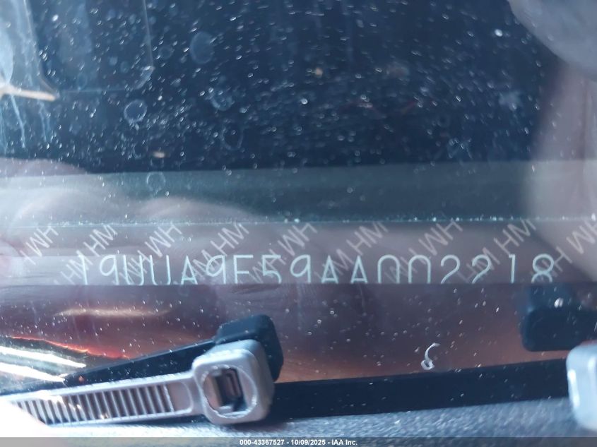 2010 Acura Tl 3.7 VIN: 19UUA9F59AA002218 Lot: 43367527