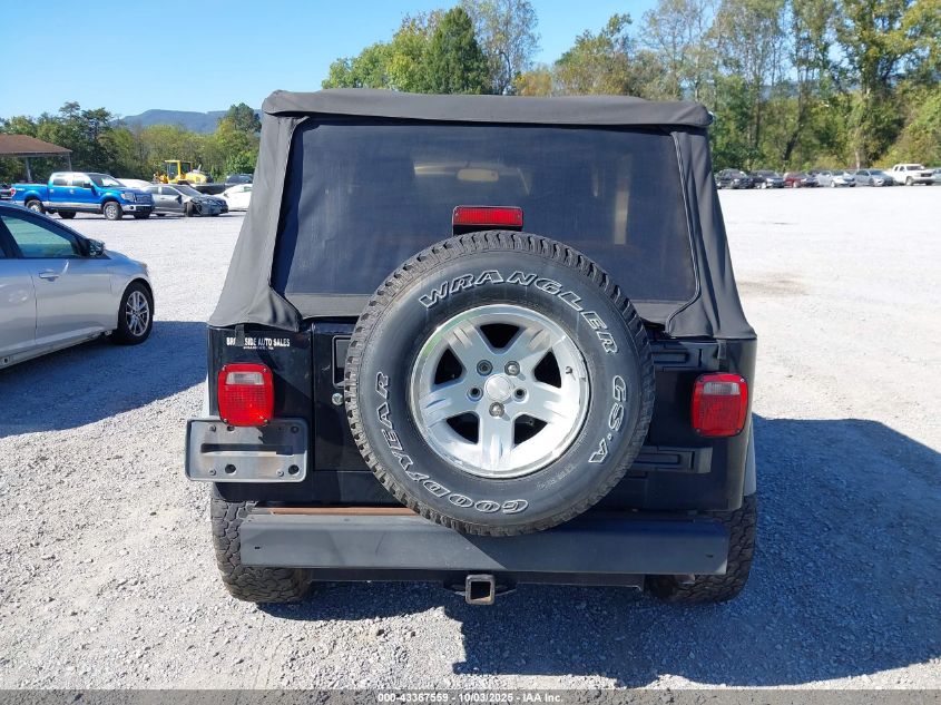 2006 Jeep Wrangler Sport VIN: 1J4FA49S56P707558 Lot: 43367559