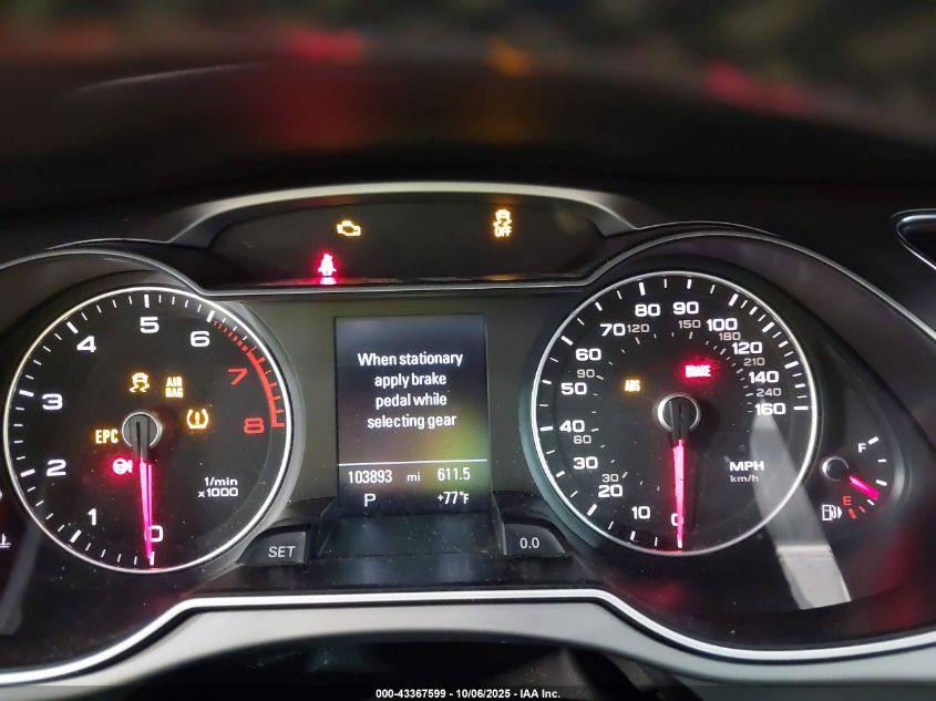 2014 Audi A4 2.0T Premium VIN: WAUKFAFL8EN014542 Lot: 43367599