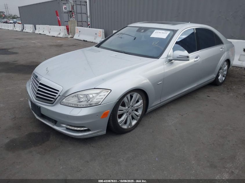 2010 Mercedes-Benz S 400 Hybrid VIN: WDDNG9FBXAA318000 Lot: 43367633