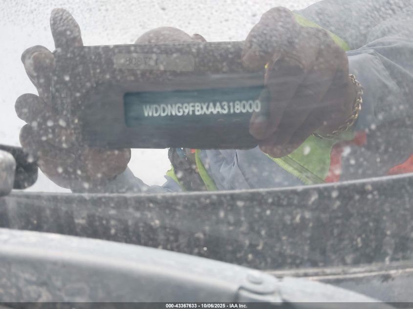 2010 Mercedes-Benz S 400 Hybrid VIN: WDDNG9FBXAA318000 Lot: 43367633