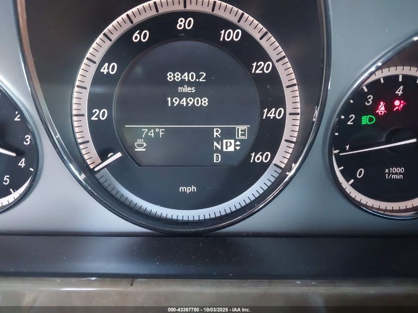 2011 Mercedes-Benz E 550 VIN: WDDHF7CB5BA266432 Lot: 43367750