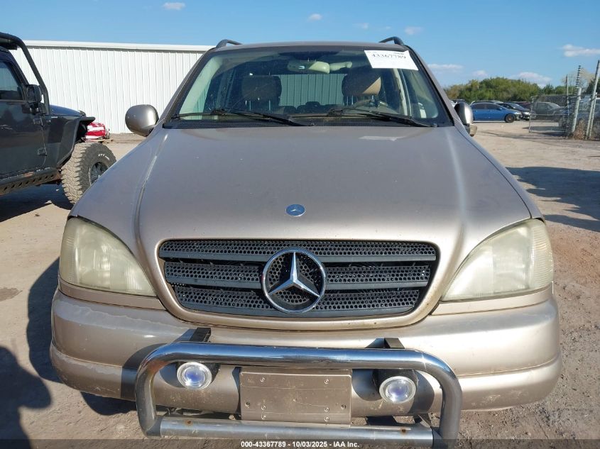 2001 Mercedes-Benz Ml 430 VIN: 4JGAB72E21A260651 Lot: 43367789