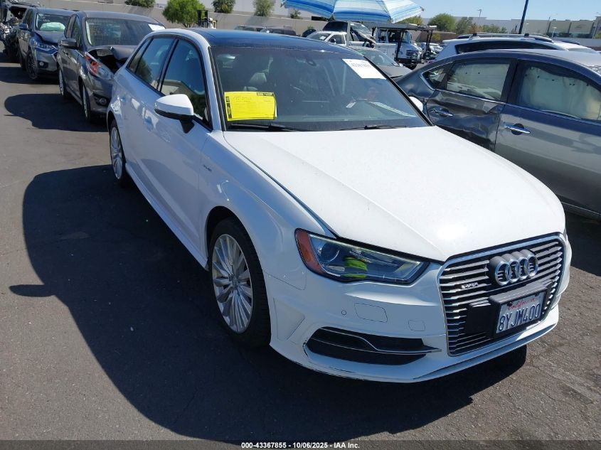 2016 Audi A3 E-Tron 1.4T Premium VIN: WAUUPBFF4GA113603 Lot: 43367855