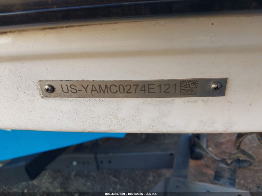 2021 Yamaha Other VIN: YAMC0274E121 Lot: 43367859
