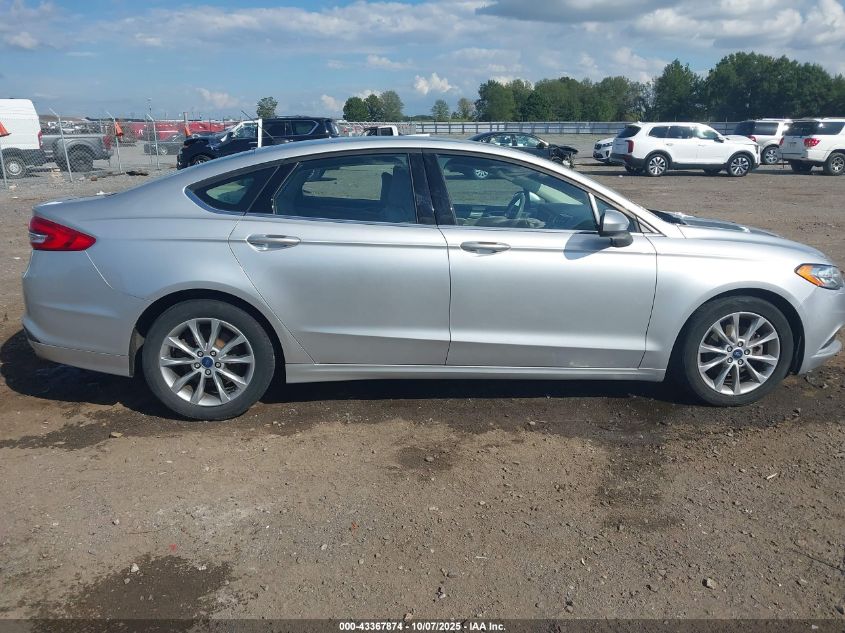 2017 Ford Fusion Se VIN: 3FA6P0HD4HR363691 Lot: 43367874