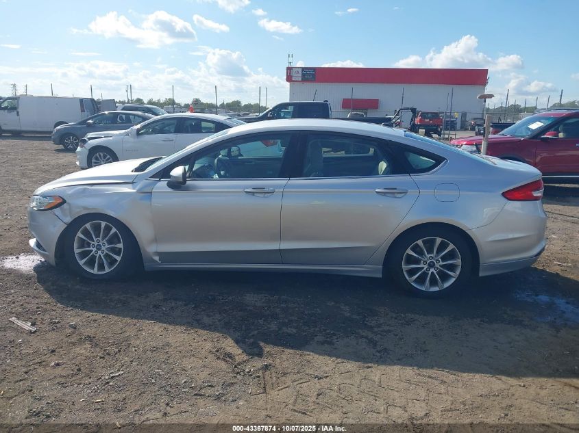 2017 Ford Fusion Se VIN: 3FA6P0HD4HR363691 Lot: 43367874