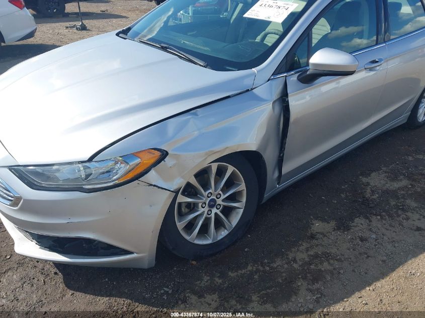 2017 Ford Fusion Se VIN: 3FA6P0HD4HR363691 Lot: 43367874
