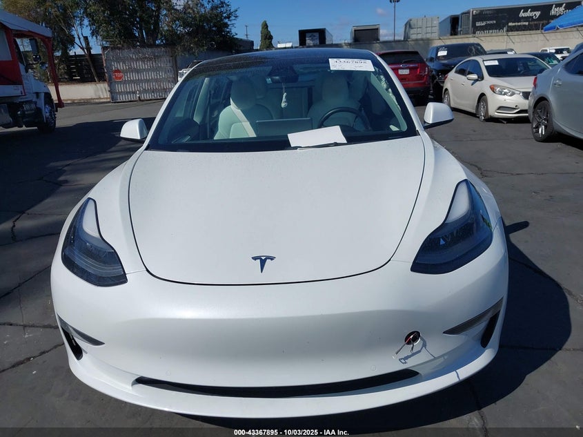 2022 Tesla Model 3 Performance Dual Motor All-Wheel Drive VIN: 5YJ3E1EC2NF123525 Lot: 43367895