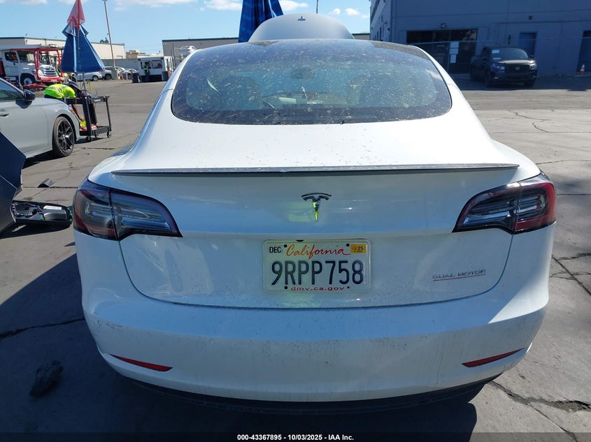 2022 Tesla Model 3 Performance Dual Motor All-Wheel Drive VIN: 5YJ3E1EC2NF123525 Lot: 43367895