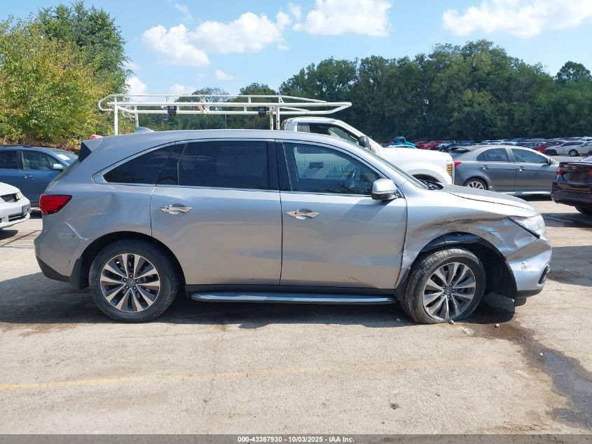 2016 Acura Mdx Technology Acurawatch Plus Packages/Technology Package VIN: 5FRYD4H40GB013461 Lot: 43367930