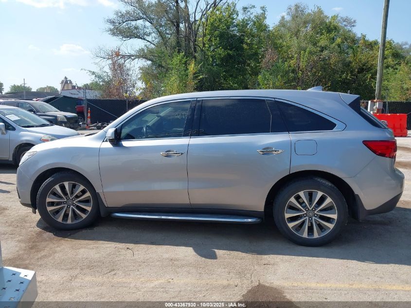 2016 Acura Mdx Technology Acurawatch Plus Packages/Technology Package VIN: 5FRYD4H40GB013461 Lot: 43367930