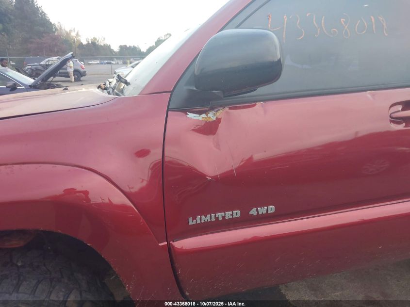 2006 Toyota 4Runner Limited V8 VIN: JTEBT17RX68029361 Lot: 43368018