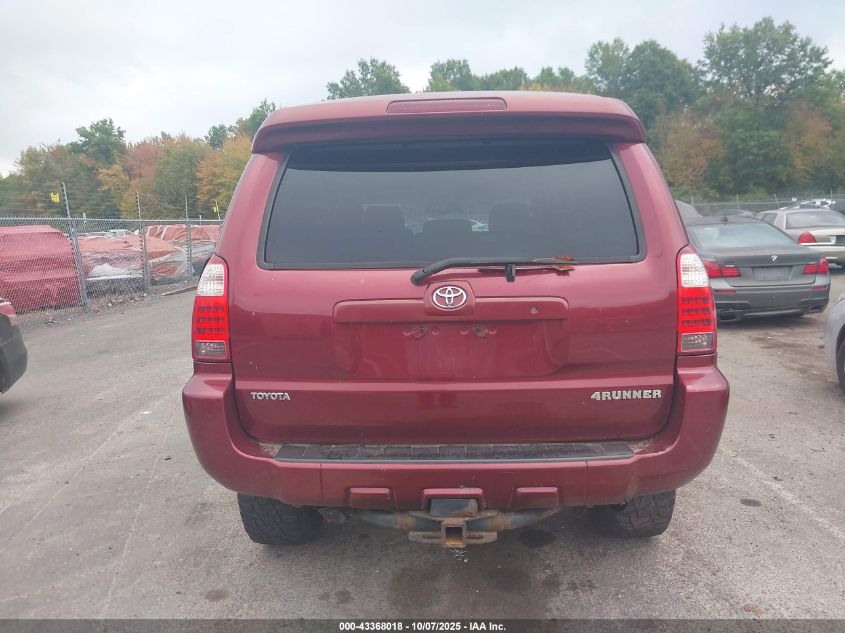 2006 Toyota 4Runner Limited V8 VIN: JTEBT17RX68029361 Lot: 43368018