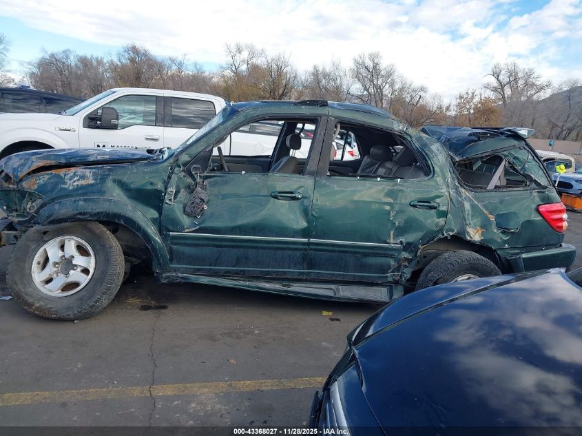 2001 Toyota Sequoia Limited V8 VIN: 5TDBT48A41S048460 Lot: 43368027