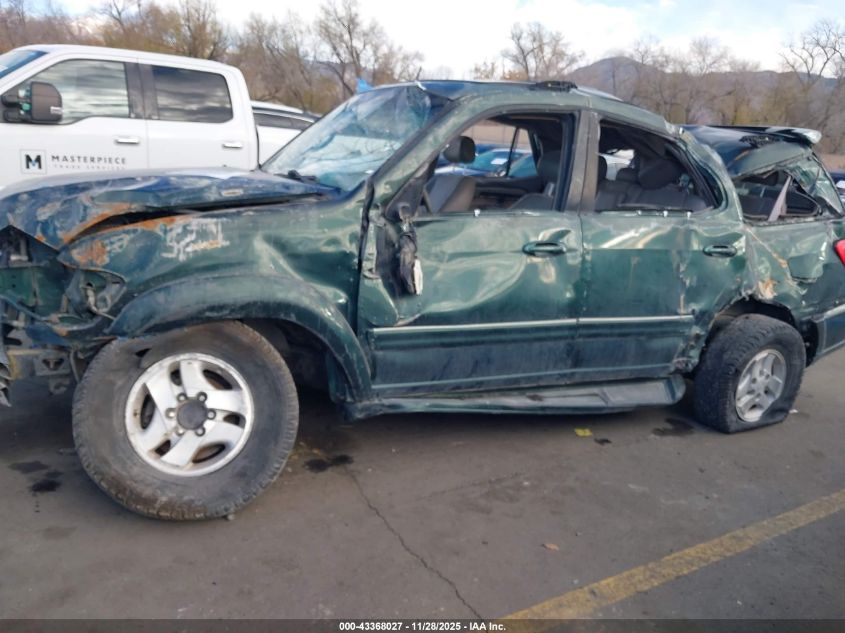 2001 Toyota Sequoia Limited V8 VIN: 5TDBT48A41S048460 Lot: 43368027