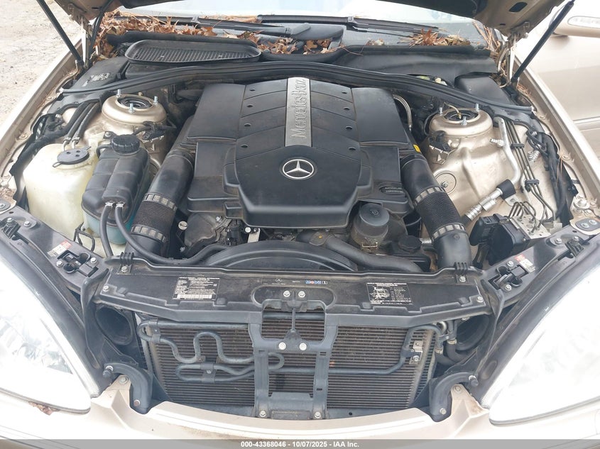 2003 Mercedes-Benz S 500 VIN: WDBNG75J23A317030 Lot: 43368046