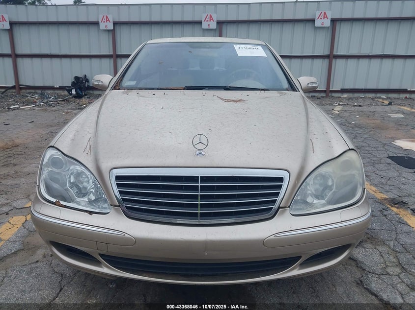 2003 Mercedes-Benz S 500 VIN: WDBNG75J23A317030 Lot: 43368046