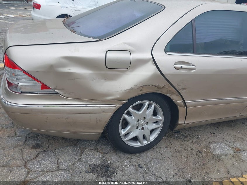 2003 Mercedes-Benz S 500 VIN: WDBNG75J23A317030 Lot: 43368046